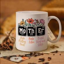1 件，11 盎司 MOTHER 创意原创母亲节马克杯、水杯、咖啡杯，送给特别的人的礼物，带有独特文字的时尚马克杯，适合妈妈、奶奶、生日礼物、乔迁必备品，非常适合办公室/学生使用 - 白色 - 查看 5