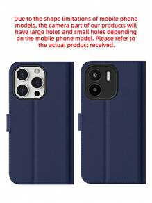 Black/Brown/Dark Blue/White Multifunctional Wallet PU Phone Case Compatible With IPhone 11 12 13 14 15 Pro Max For Daily Use, Wallet Flip Phone Case Compatible With Samsung Galaxy A55 A54 A53 A52 A51 A14 A15 S22 S23 S24ultra For Credit Card Waterproof Shockproof Anti-Fall Scratch Resistant Full Cover