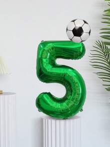 32 Inch Green Digital Football Balloon Kit Suitable For Birthday Decorations, Party Balloons, Easter Gifts - Multicolor - View 13