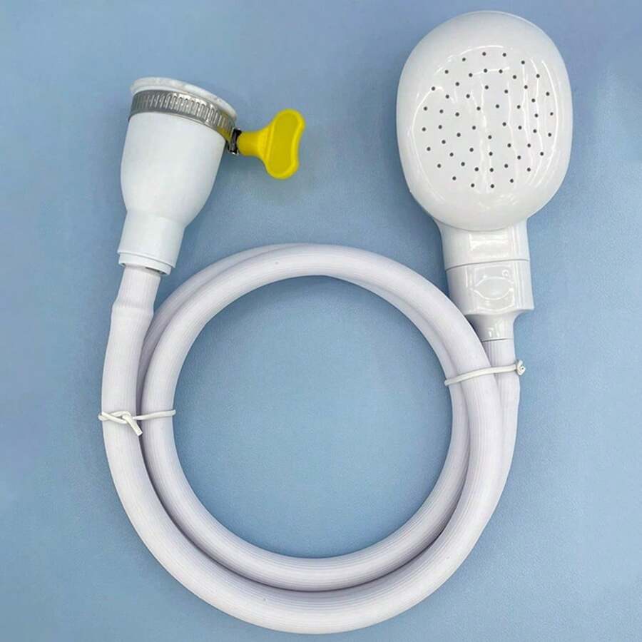 1pc PVC Universal Faucet Sprayer Attachment - Quick Fit High-Pressure Shower Head For Easy Hair Washing & Pet Baths - Versatile Sink Hose For Efficient Rinsing Home Bathroom Decor Fall Decor Bathroom Accessories