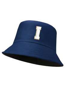 1pc Children's 26-Letter Bucket Hat, Fashionable And Versatile Outdoor Sun Hat, Suitable For Daily Outing In Spring And Summer, Suitable As A Gift