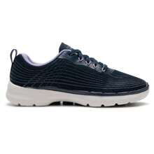 Skechers 女士 Go Walk 6 轻便透气休闲运动鞋 124554-NVLV - 黑色 - 查看 2