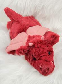38cm Plush Dragon Doll, Dragon Plush Doll, Children's Birthday Party Gift, Decoration, Cupcake Topper, Small Plush Flying Dragon, Sitting Dinosaur Plush Doll - Multicolor - View 13