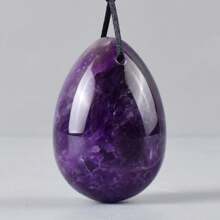 5 cm Super Duży Rozmiar Naturalny Różowy Kwarc, Ametyst, Przezroczysty Kwarc Polerowany Gładki Jajowaty Kamień Do Ćwiczeń Kegla