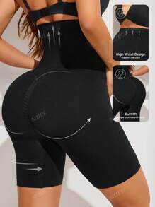 Pantalones cortos de maternidad con panel de soporte para el vientre cómodo, sin costuras y cintura alta, elásticos