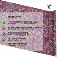 1 Pieza,Mantel de tela antimanchas, Rectangular, Fácil de limpiar, Lavable, Impermeable, Ideal para interior y exterior,Modernos, Rejilla de diamante,Multicolo,DAE63 MixtureI - Multicolor - Ver 6