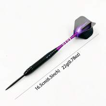 3-Piece Metal Dart Set With Portable Case - Great For Training And Gifting - Suitable For Ages 14 And Up - Iron And Aluminum - Multicolor - View 7