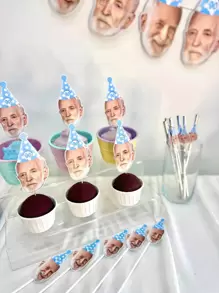 12 Pcs Personalized Face Straws 40th- 90th Birthday Decorations - Personalized Photo Straws - 95th Birthday Tableware Decor - Funny Birthday Straws, Multi-Functional, Ornamental, Reusable, Exquisite, Stylish, High-Quality, Colorful, Personalized, Unique, Ideal Gifts For Him, Ideal Gifts For Her, Boyfriend, Dad, Girlfriend, Mom, Family, Friends, Tea Room, Home, Garden, Office, For Anniversaries, For Valentine's Day, For Mother's Day, For Birthdays, For Father's Day, For Graduation, For Weddings, For Housewarming, Delicate Romance, Home & Living, Haunt Your Home, Souvenirs - Multicolor - View 5