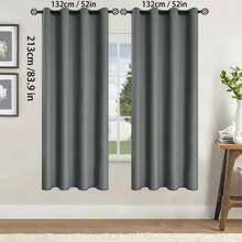 2pcs Blackout Curtains Thermal Insulated Lined Window Curtain Panels For Living Room, Bedroom, Kitchen, Bathroom, Home Decor Curtains For Living Room Room Decor Home Decor Living Room Kitchen Decor Living Room Decor Room Decor Curtains Bedroom