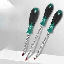 Magnetic Screwdriver Tool Set, Includes Phillips & Flat Head Screwdrivers, For Household Use - Army Green - View 5