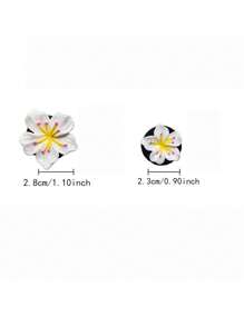 5pcs/Set Fresh Peach Blossom Decoration Car Air Vent Clip, Car Air Freshener Decor - Peach Blossom 5-piece Set - View 5