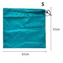 Bolsa de lavandería de viaje extra grande con cordón, bolsa de almacenamiento de ropa sucia de gran resistencia, cesta de lavandería fácil de instalar, esencial de viaje, disponible en 4 colores, con diseño transparente, cierre con cordón, resistente a rasgaduras y de poliéster de alta calidad, plegable, adecuado para viajes, dormitorios, cruceros, almacenamiento, bolsa de lavandería, bolsa de almacenamiento