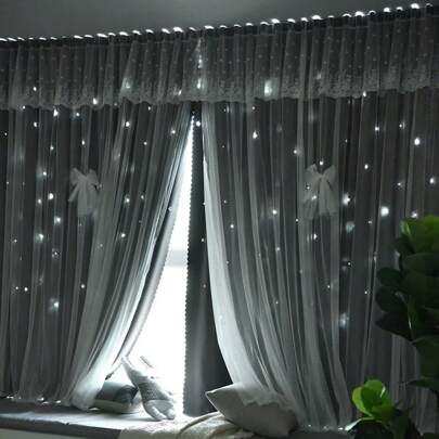 1ชิ้น ผ้าม่านสองชั้นกันแสงดาว 95% สำหรับห้องนอน แบบติดด้วยแถบตีนตุ๊กแก พกพาสะดวก พร้อมซับในสีดำ ติดตั้งง่ายและสะดวก หน้าต่างห้องนอน ฉนวนกันความร้อน ห้องครัว 100*150ซม.