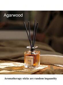 1pc Romantic Aromatherapy, 1.69oz Rattan Essential Oil, Quantity/Color Random Aromatherapy Sticks, Lavender, Peach Ebonwood Agarwood,Home Bedroom Air Freshener, Reed Diffuser, Office Home, Deodorizing Essential Oil Ornaments, Aromatherapy Gift For Your Girlfriend, 2 Types Of Labels Are Shipped Randomly