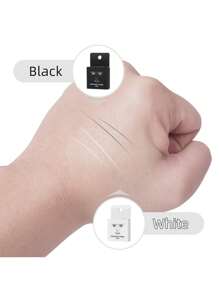 1/2/5/10pcs White/Black Microblading Eyebrow Pencil, Permanent Makeup Pre-Pigmented Eyebrow Liner, Eyebrow Positioning Tool, PMU Supplies - Multicolor - View 6