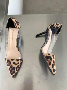 Xin Jing Shoes Nuevos zapatos transparentes de moda y sexys para el otoño/invierno, tacones altos para mujeres para ir al trabajo y fiestas - Multicolor - Ver 3