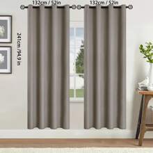 2pcs Blackout Curtains Thermal Insulated Lined Window Curtain Panels For Living Room, Bedroom, Kitchen, Bathroom, Home Decor Curtains For Living Room Room Decor Home Decor Living Room Kitchen Decor Living Room Decor Room Decor Curtains Bedroom