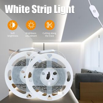 Soft LED Touch Lamp Strip, Nursery Bed Decor Light, Staircase Light, House Outline Ambient Light, TV Background Decor Light, Bookshelf Light, Suitable For Living Room, Bedroom Neon Light Strips, Holiday Mood Lighting, Party Decor Flexible USB Backlight Strips, White Bar Backlight