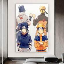 Framed Tina Art Ninjaanime Brotherhood Collection Large  Poster With Hooks For Gamer Patrol, Painting Wall Art For Living Room, Wall Decor For Bedroom, Home Decor Room Decor