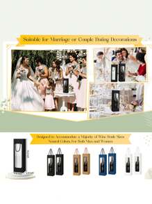 10pcs/1pc Brown Reusable Wine Bottle Gift Bags With Clear Window, Suitable For Wedding, Holiday, Birthday (Brown)
