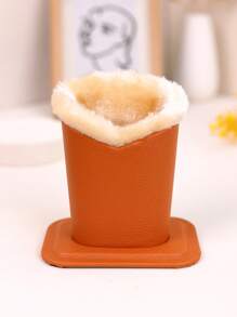 eyekan 1pc Plush-Lined Glasses And Sunglasses Stand/Case (Suitable For Desktops, Bedside Tables, Or Workbenches) For Storing Eyeglasses