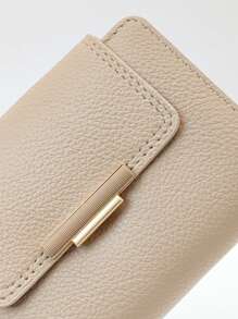 MINGYOU 时尚可爱柔软短款拉链零钱包女士腕包钱包迷你钱包小钱包