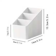 1 件桌面收纳盒，适用于办公室或客厅文具、配件和遥控器的整理托盘