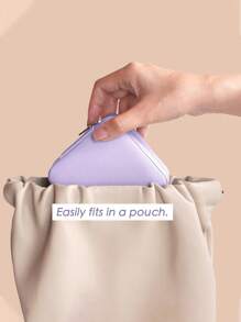 1 件迷你旅行珠宝收纳盒、珠宝盒、便携式珠宝收纳盒带镜子、多层、化妆刷和配件收纳、项链、耳环、戒指架、影响者风格