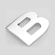 Zinc Alloy, Solid Metal Letters, Car 3D Letters, Car Stickers, English Letters, Car Logos, Alphanumerics - Silver - View 47