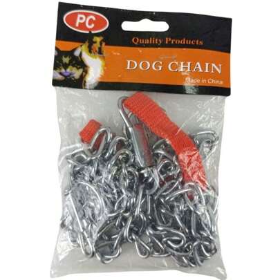 Coleira Corrente de Cachorro Guia com Alça