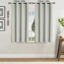 2pcs Blackout Curtains Thermal Insulated Lined Window Curtain Panels For Living Room, Bedroom, Kitchen, Bathroom, Home Decor Curtains For Living Room Room Decor Home Decor Living Room Kitchen Decor Living Room Decor Room Decor Curtains Bedroom