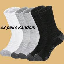 22 szt. Cienkie, oddychające, odprowadzające wilgoć skarpetki męskie, sportowe, casualowe, wiosna/lato