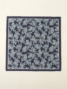 1 件简约印花 70 厘米头巾，新款时尚百搭围巾、腰带、发巾、女士头带，春季 - 彩色 - 查看 3