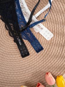 3pcs Women Solid Color Lace Thin Cup Underwire Comfortable Sexy Lingerie Bras