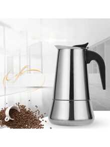 不鏽鋼咖啡壺-義式咖啡壺304不銹鋼摩卡咖啡壺 煮咖啡器具摩卡壺亞意式家用摩卡壺 咖啡機 覆底咖啡壺電磁爐加熱家用不銹鋼咖啡壺家用摩卡壺歐式手沖壺咖啡壺瓶-居家好物-辦公好物-多尺寸-100ml-200ml-300ml - 咖啡壺 - 查看 3
