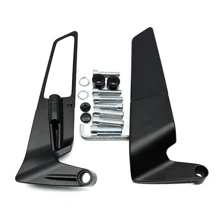 Alerón De Espejo Retrovisor Invisible Modificado Universal - Negro - Ver 7