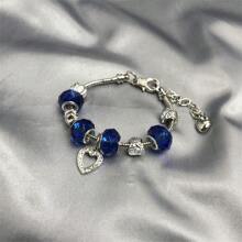 1 件夏季新款 4 色心形吊坠不锈钢女式手链 - 多款 - 查看 4