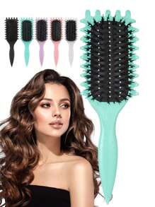 Curl Defining Brush New Curl Brush Premium Boar Bristle Curly Hair Brush For Perfectly Shaped And Defined Curls Detangling And Styling Hairbrush.Wear Resistant,ShiZhiYu Curl Defining Brush For Curly Hair, New Curly Hair Brush Styling Brush, For Women And Men To Reduce Pulling And Curl Separation,Purple.