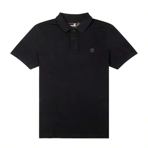 Timberland Polo da uomo, Maglia da corsa e fitness, Top sportivo comodo, Maglia casual a maniche corte, A24H2X65