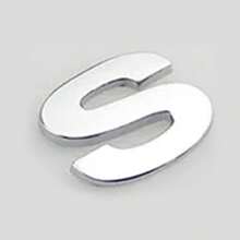 Zinc Alloy, Solid Metal Letters, Car 3D Letters, Car Stickers, English Letters, Car Logos, Alphanumerics - Silver - View 50