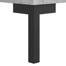 Meuble  gris béton 150x30x44,5 cm bois ingénierie
