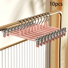 20 件/1 件全浸防腐防锈裙子/裤子/袜子/内衣无痕夹，不锈钢防锈衣服晾衣架带无痕夹，适用于家庭和服装店，可调节