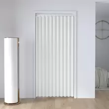 1 Stück Zick-Zack faltbare Tür Vorhang, Raumteiler im Akkordeon-Stil für Wohnzimmer, Schlafzimmer, Eingangsbereich, Kleiderschrank