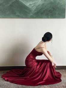 Vestido de festa feminino elegante, casual, sem mangas, vintage, para festa de aniversário, baile de formatura, primavera e verão