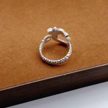 Vintage Dragon Ring, Chinese Dragon Year Personalized Finger Ring, Zodiac Gift