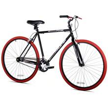 Thruster Fixie Men's Bike, Adult, Ages 13+, Black/Red - Black - View 2