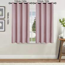 2pcs Blackout Curtains Thermal Insulated Lined Window Curtain Panels For Living Room, Bedroom, Kitchen, Bathroom, Home Decor Curtains For Living Room Room Decor Home Decor Living Room Kitchen Decor Living Room Decor Room Decor Curtains Bedroom