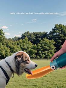 Taza de agua portátil para perro, taza de rinoceronte, botella de agua portátil, taza de agua para gatos y perros, taza de agua para mascotas de viaje, dispensador de agua para mascotas para exteriores - Apto para salidas de mascotas, fácil de transportar