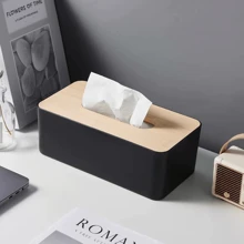Podłużne pudełko na chusteczki bambusowe i papierowe, prostokątny minimalistyczny design do domu, biura, sypialni, łazienki, salonu do kuchni domowej, sypialni, salonu, jadalni, akcesoriów do dekoracji domu, ozdobne pudełko, prezent ślubny dla kobiet, letni festiwal wakacyjny, niezbędny