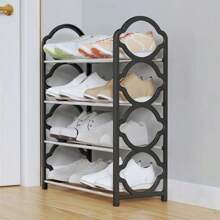 Shoe Rack 4-Tier Storage Shelf Easy To Assemble, Easy To Install, Can Also Place Backpacks, Books, Shoe Rack Easy To Change Shoes